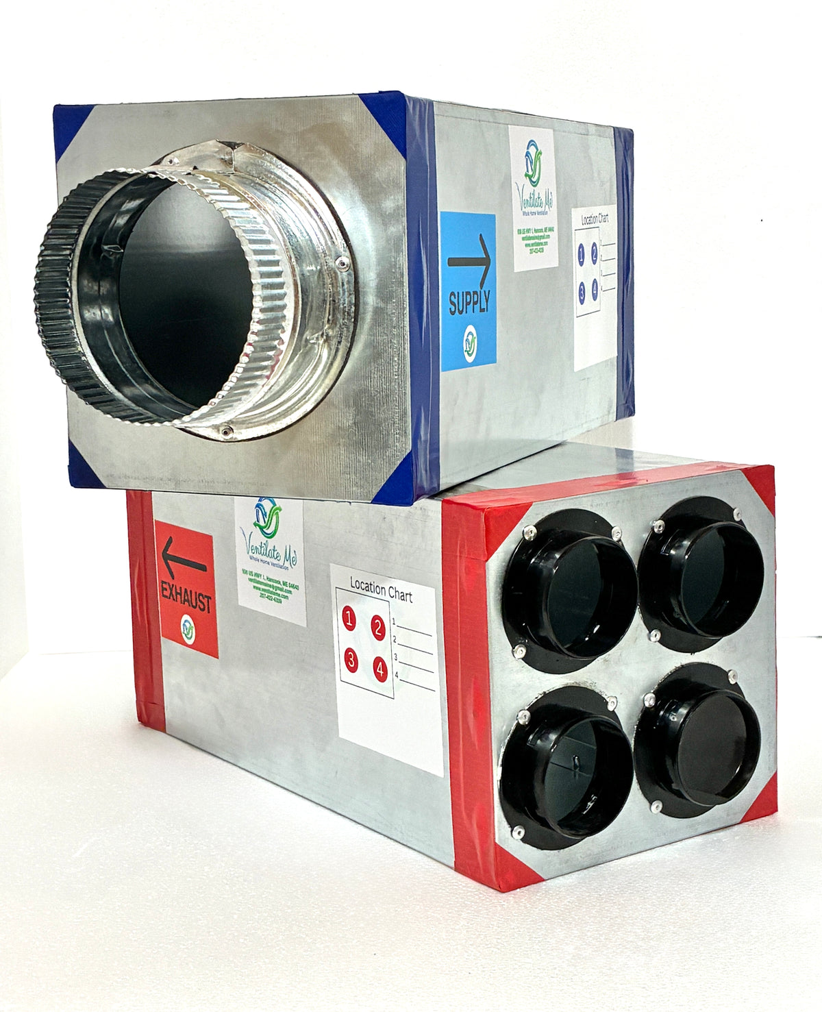 Ventilate Me™ Manifold Pair — Cottage (4-Port) | Rheia™ Compatible