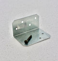 Galvanized 90-Degree Angle Brackets, 4-Pack
