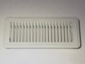 Rheia™ Metal Floor Diffuser — 4" x 10", White | Part #00-04-300