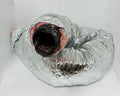 6 inch insulated flexible duct with foil vapor barrier jacket